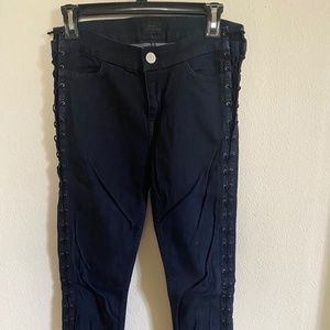 Hudson Jeans lace up leg